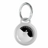 AirLock® - Portachiavi in Policarbonato a Chiusura Sicura per AirTag - Bianco