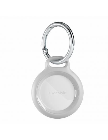 AirLock® - Portachiavi in Policarbonato a Chiusura Sicura per AirTag - Bianco AirLock® - Portachiavi in Policarbonato a Chiusura Sicura per AirTag - Bianco