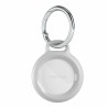 AirLock® - Portachiavi in Policarbonato a Chiusura Sicura per AirTag - Bianco