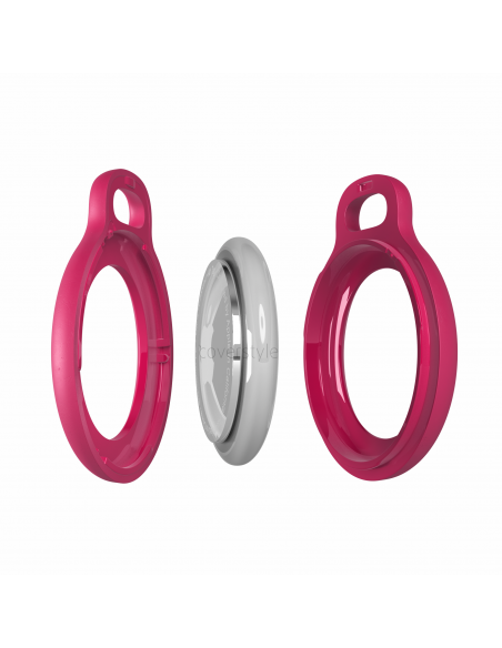 AirLock® - Portachiavi in Policarbonato a Chiusura Sicura per AirTag - Rosa AirLock® - Portachiavi in Policarbonato a Chiusura Sicura per AirTag - Rosa