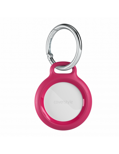 AirLock® - Portachiavi in Policarbonato a Chiusura Sicura per AirTag - Rosa