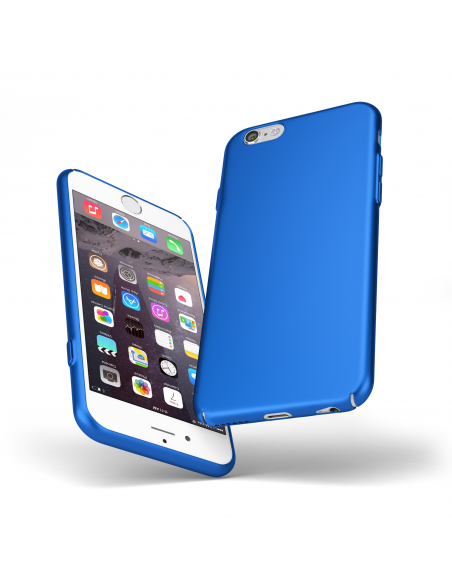 UltraSoft - Custodia rigida sottile blu opaco per iPhone 6/6S (4.7")
