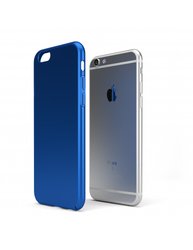 UltraSoft - Custodia rigida sottile blu opaco per iPhone 6 Plus / 6S Plus (5.5")