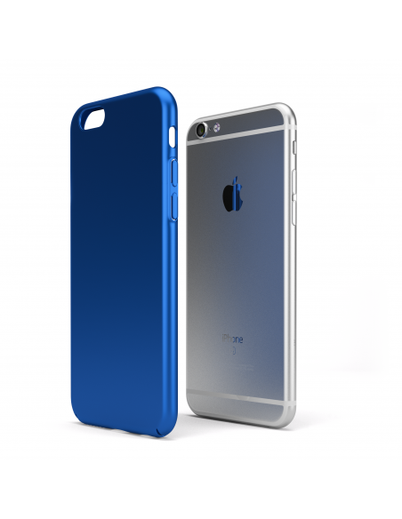 UltraSoft - Custodia rigida sottile blu opaco per iPhone 6 Plus / 6S Plus (5.5")