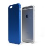 UltraSoft - Custodia rigida sottile blu opaco per iPhone 6 Plus / 6S Plus (5.5")