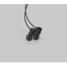 id America - Auricolari Spark in Alluminio HD - Jet Black