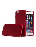 CoverStyle® - Custodia UltraSoft® Sottile 1.0mm Rigida con Effetto Opaco Soft-Touch per iPhone 6 / 6S Plus (5.5") - Rosso Opaco