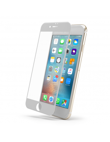 HyperGlass 3D 0.3 - Vetro Temperato Totale per iPhone 6/6S (4.7") - Bianco