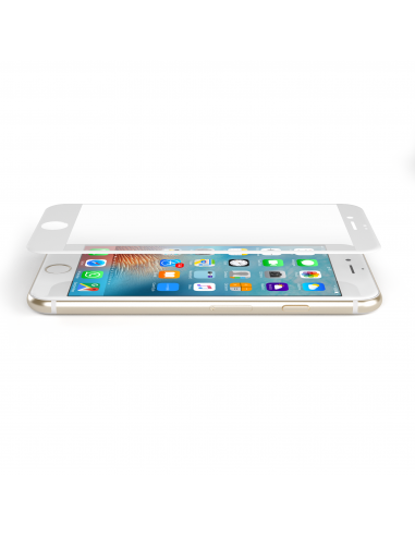 HyperGlass 3D 0.3 - Vetro Temperato Totale per iPhone 6/6S (4.7") - Bianco