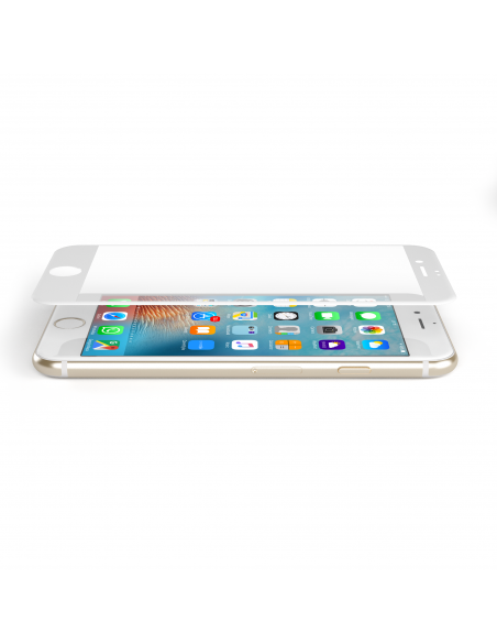 HyperGlass 3D 0.3 - Vetro Temperato Totale per iPhone 6/6S (4.7") - Bianco