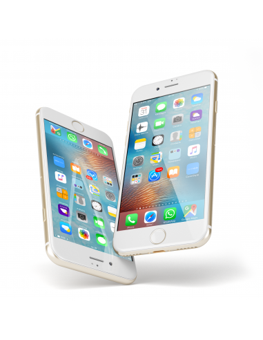 HyperGlass 3D 0.3 - Vetro Temperato Totale per iPhone 6/6S (4.7") - Bianco