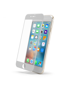 HyperGlass 3D 0.3 - Vetro Temperato Totale per iPhone 6/6S Plus (5.5") - Bianco 2