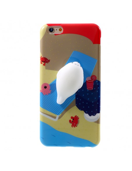 Custodia SqueezeFlex® Flessibile per iPhone - Foca (Spiaggia)