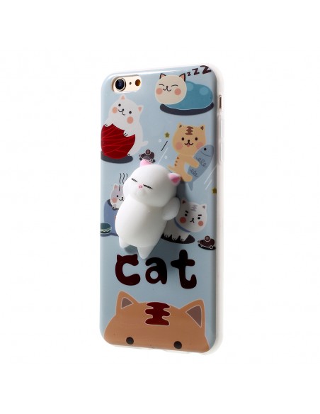 Custodia SqueezeFlex® Flessibile per iPhone - Gatto 1 (Dorme)