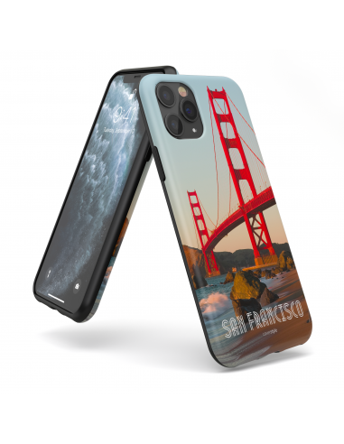 DesignFlex® - Custodia in TPU Flessibile Opaco per iPhone 11 Pro Max - San Francisco