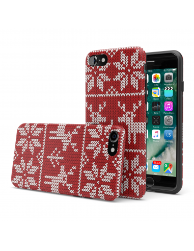 DesignFlex® - Custodia in TPU Flessibile Opaco per iPhone 7 Plus / 8 Plus (5.5") - Natale