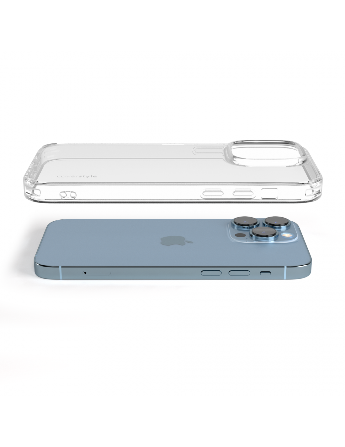 Custodia RANZ Per IPhone 13 Pro Max – Trasparente Antiurto, Ibrida (TPU + Acrilico), Bordo Morbido E Retro Rigido, Design Universo
