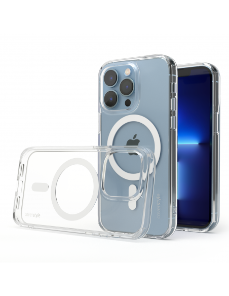 Cover Antiurto TPU+PC con MagSafe per iPhone 13 Pro Max Trasparente - UltraFlex PRO®