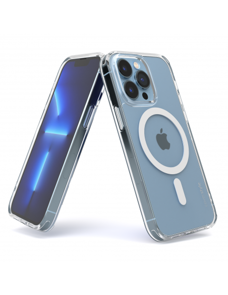 Cover Antiurto TPU+PC con MagSafe per iPhone 13 Pro Max Trasparente - UltraFlex PRO®