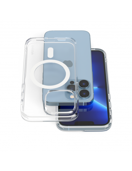 Cover Antiurto TPU+PC con MagSafe per iPhone 13 Pro Max Trasparente - UltraFlex PRO®