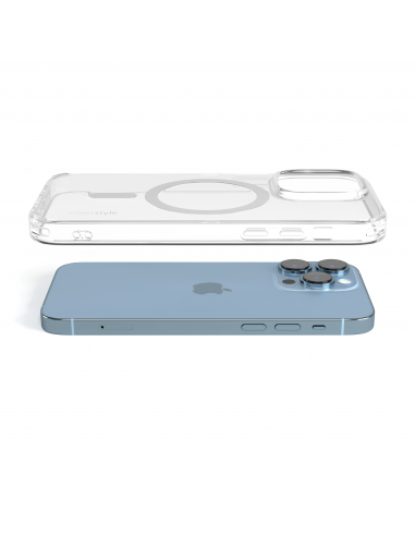Cover Antiurto TPU+PC con MagSafe per iPhone 13 Pro Max Trasparente - UltraFlex PRO®