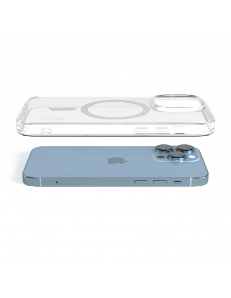 Cover Antiurto TPU+PC con MagSafe per iPhone 13 Pro Max Trasparente - UltraFlex PRO®
