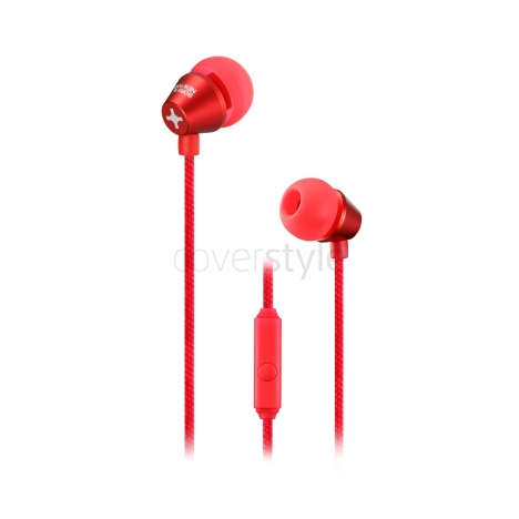 id America - Auricolari In-Ear Metropolitan in Alluminio - Brilliant Red