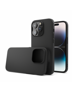 Custodia Flessibile Opaca in TPU Nero per iPhone 14 Pro (6.1") - MatteFlex®