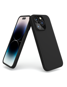 Custodia Flessibile Opaca in TPU Nero per iPhone 14 Pro (6.1") - MatteFlex® 2