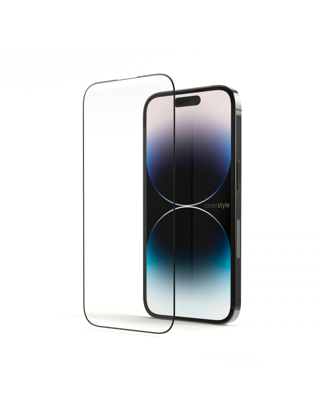 Custodia Cover Gel Trasparente e Nera per iPhone 12 e 12 Pro + 2 Pellicole Vetro