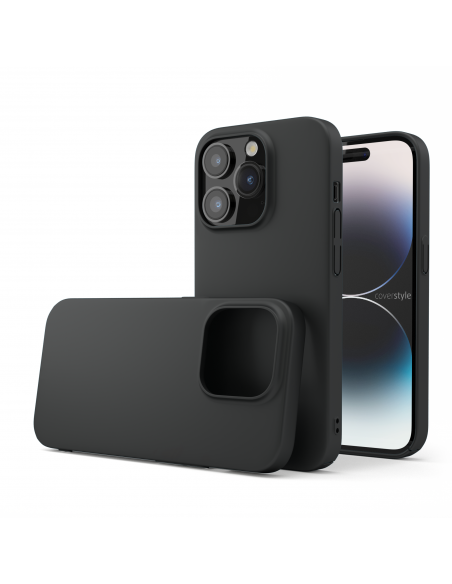 Cover Nera Opaca per iPhone 14 Pro Max - UltraSoft®