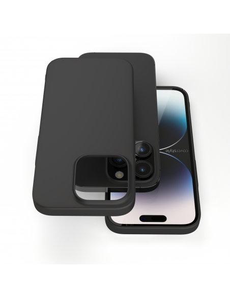 Cover Nera Opaca per iPhone 14 Pro - UltraSoft®