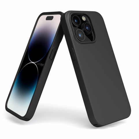 Cover Nera Opaca per iPhone 14 Pro Max - UltraSoft®