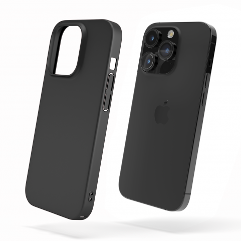 Cover Nera Opaca per iPhone 14 Pro Max - UltraSoft®