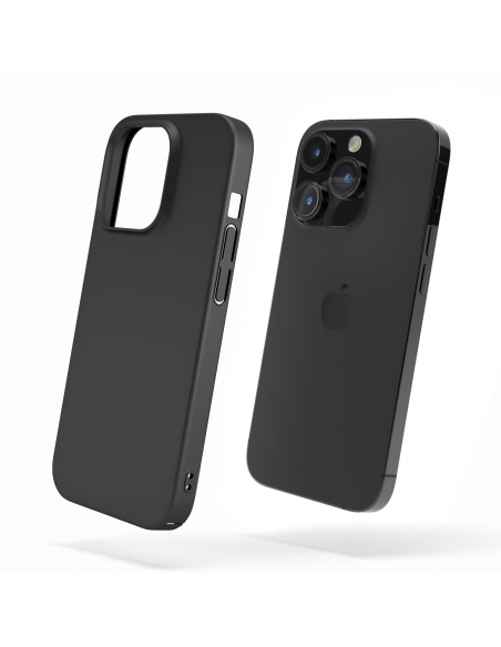 Cover Nera Opaca per iPhone 14 Pro Max - UltraSoft®