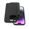Cover in Eco Pelle Nera per iPhone 14 Pro Max + Supporto MagSafe - LeatherSoft PRO®