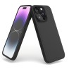 Cover in Eco Pelle Nera per iPhone 14 Pro Max + Supporto MagSafe - LeatherSoft PRO®