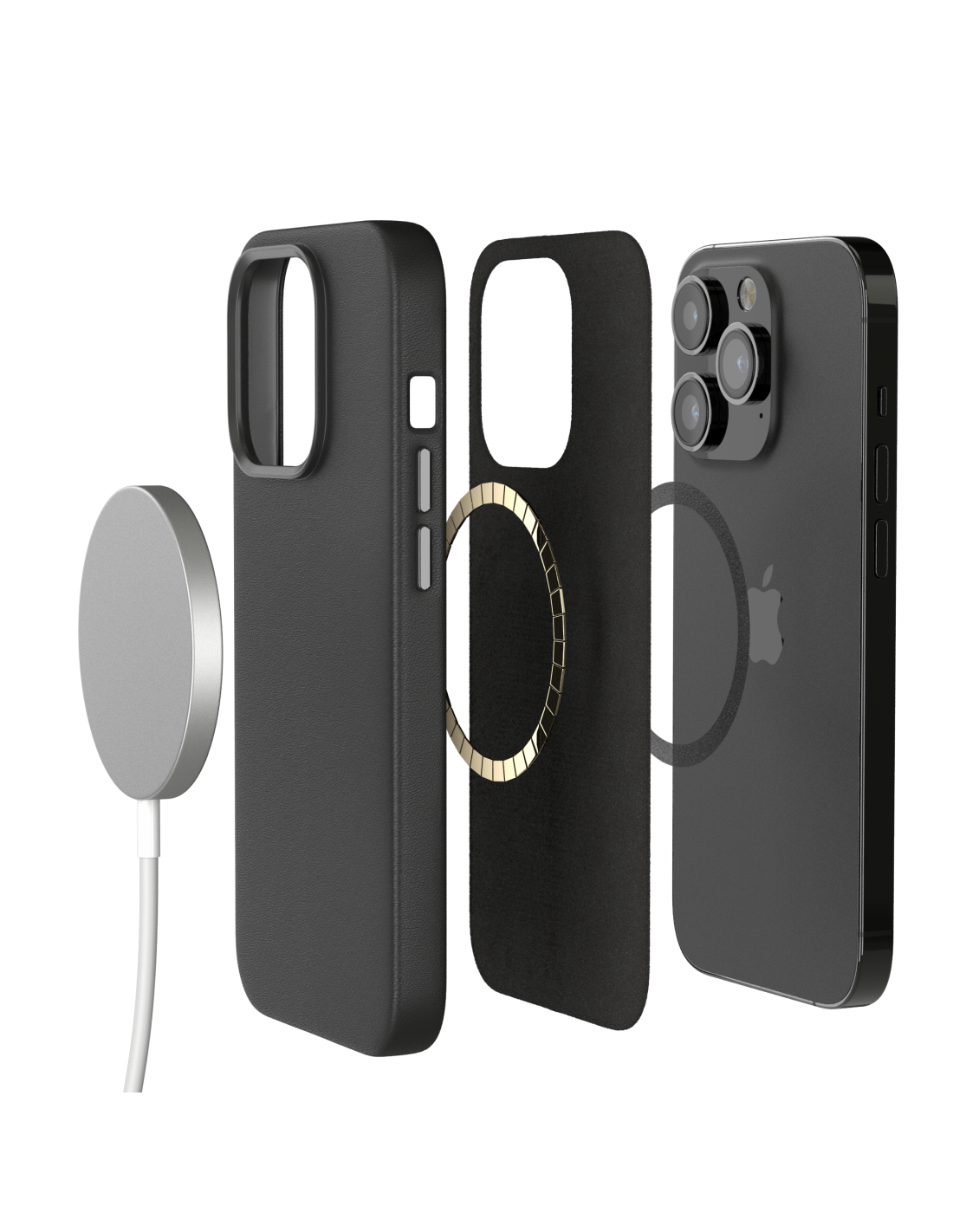 Custodia Magnetica Per IPhone 14 Pro Max HAONANDE – Pelle PU Con Portafoglio, Slot Carte RFID, Compatibile MagSafe
