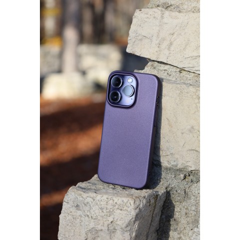 Cover Viola Scuro per iPhone 14 Pro Max - UltraSoft®