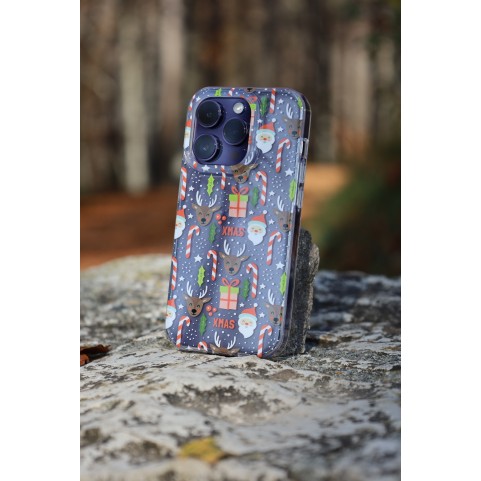 Custodia di Natale Trasparente per iPhone 14 Pro Max - DesignFlex®