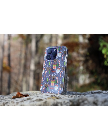 Custodia di Natale Trasparente per iPhone 14 Pro Max - DesignFlex®