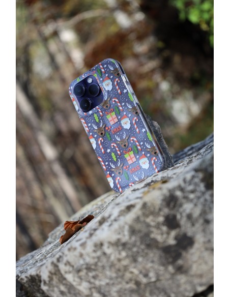 Custodia di Natale Trasparente per iPhone 14 Pro Max - DesignFlex®