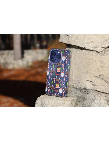 Custodia di Natale Trasparente per iPhone 13 Pro - DesignFlex®