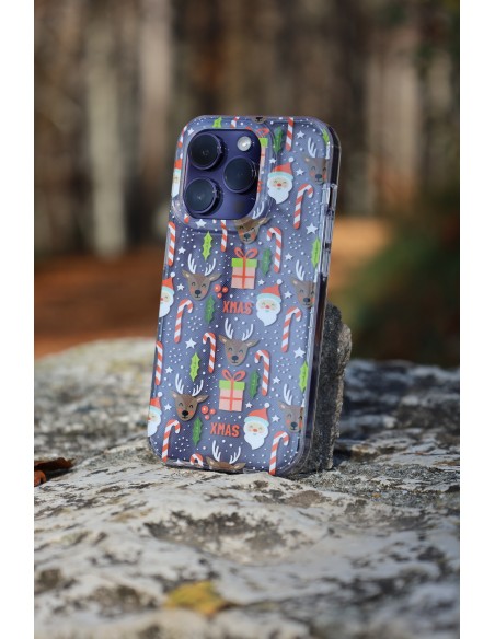 Custodia di Natale Trasparente per iPhone 13 Pro Max - DesignFlex®