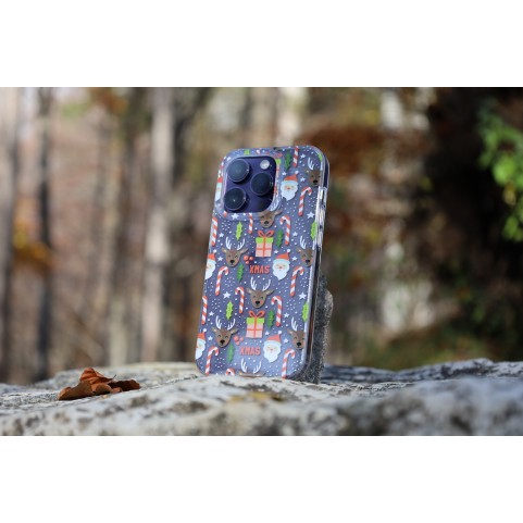 Custodia di Natale Trasparente per iPhone 13 Pro Max - DesignFlex®