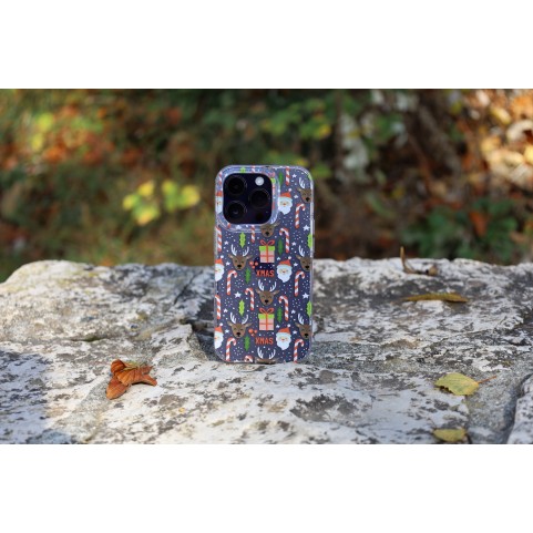 Custodia di Natale Trasparente per iPhone 13 Pro Max - DesignFlex®