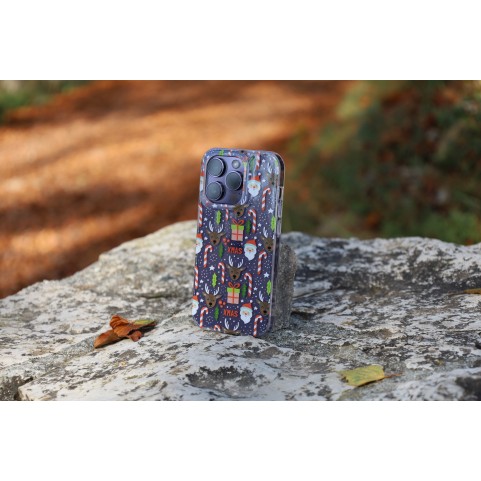 Custodia di Natale Trasparente per iPhone 13 Pro Max - DesignFlex®