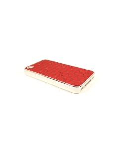 Custodia con Brillanti per iPhone 4/4S - Rosso