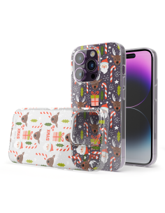 Custodia di Natale Trasparente per iPhone 14 Pro Max - DesignFlex®