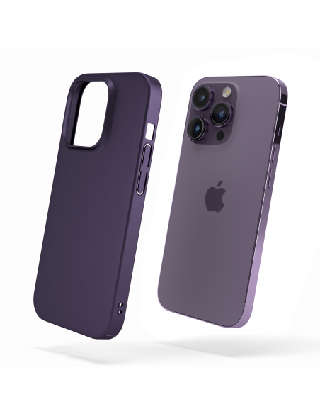 Cover Viola Scuro per iPhone 14 Pro - UltraSoft®